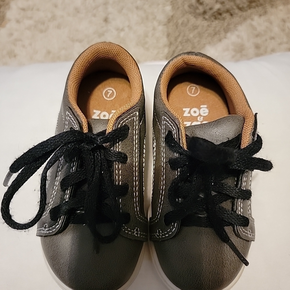 Kids Black and Brown Sneakers
